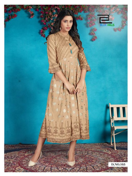 Blue Hills Classy Kurti Wholesale Catalog 5 Pcs 9 510x680 - Blue Hills Classy Kurti Wholesale Catalog 5 Pcs