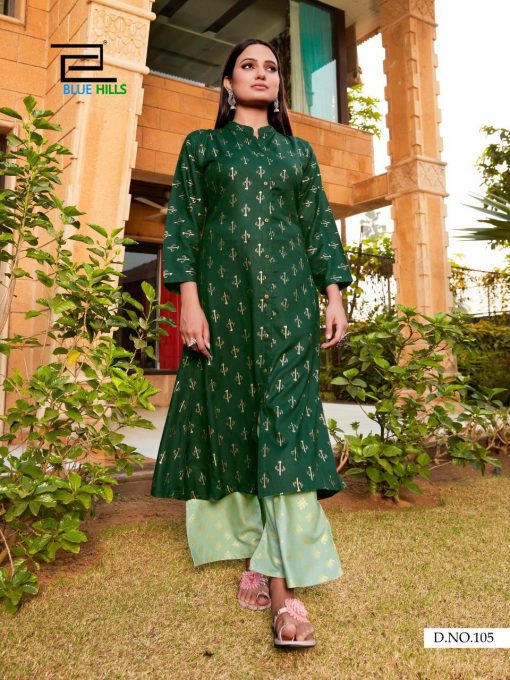 Blue Hills Iktara Vol 1 Kurti with Palazzo Wholesale Catalog 5 Pcs 2 510x680 - Blue Hills Iktara Vol 1 Kurti with Palazzo Wholesale Catalog 5 Pcs