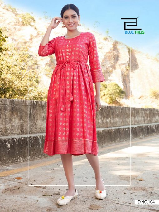 Blue Hills Payal Kurti Wholesale Catalog 10 Pcs 4 510x680 - Blue Hills Payal Kurti Wholesale Catalog 10 Pcs