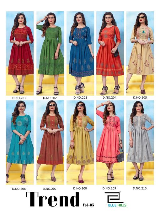 Blue Hills Trend Vol 5 Kurti Wholesale Catalog 10 Pcs 14 510x680 - Blue Hills Trend Vol 5 Kurti Wholesale Catalog 10 Pcs