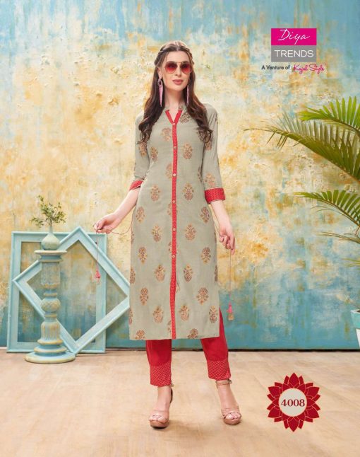 Diya Trends Forever Vol 4 by Kajal Style Kurti with Pant Wholesale Catalog 12 Pcs 9 510x646 - Diya Trends Forever Vol 4 by Kajal Style Kurti with Pant Wholesale Catalog 12 Pcs