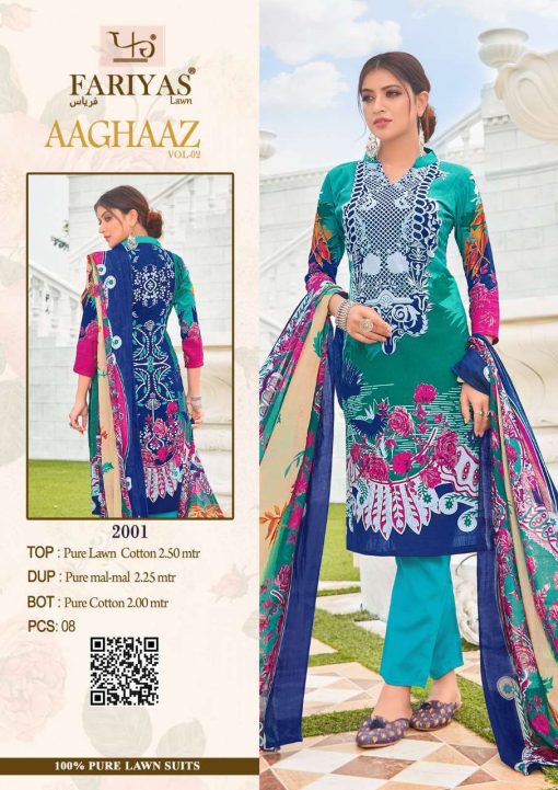 Fariyas Aaghaaz Vol 2 Salwar Suit Wholesale Catalog 8 Pcs 2 510x721 - Fariyas Aaghaaz Vol 2 Salwar Suit Wholesale Catalog 8 Pcs