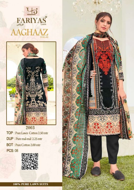 Fariyas Aaghaaz Vol 2 Salwar Suit Wholesale Catalog 8 Pcs 3 510x721 - Fariyas Aaghaaz Vol 2 Salwar Suit Wholesale Catalog 8 Pcs