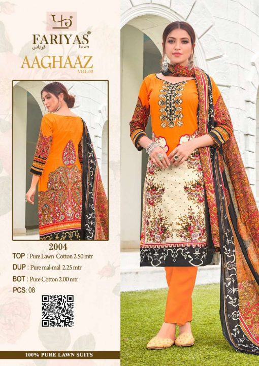 Fariyas Aaghaaz Vol 2 Salwar Suit Wholesale Catalog 8 Pcs 5 510x721 - Fariyas Aaghaaz Vol 2 Salwar Suit Wholesale Catalog 8 Pcs