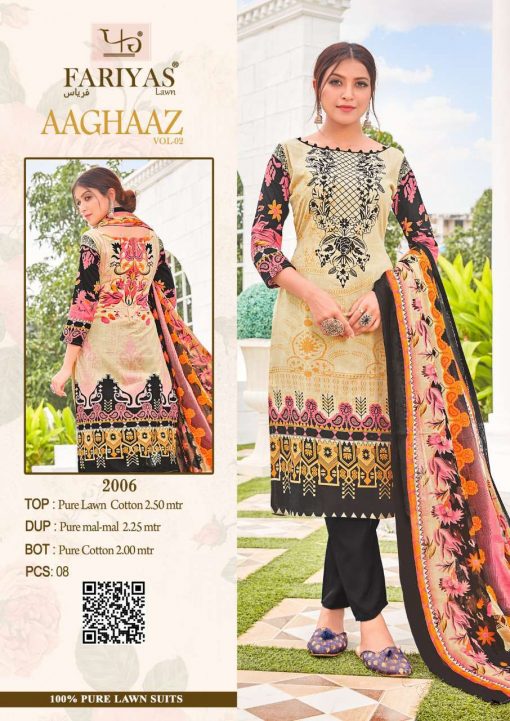 Fariyas Aaghaaz Vol 2 Salwar Suit Wholesale Catalog 8 Pcs 7 510x721 - Fariyas Aaghaaz Vol 2 Salwar Suit Wholesale Catalog 8 Pcs