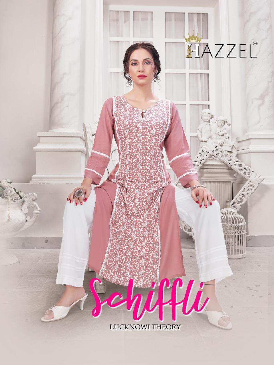 Pink Chikankari Work Kurti – SAZRIKA