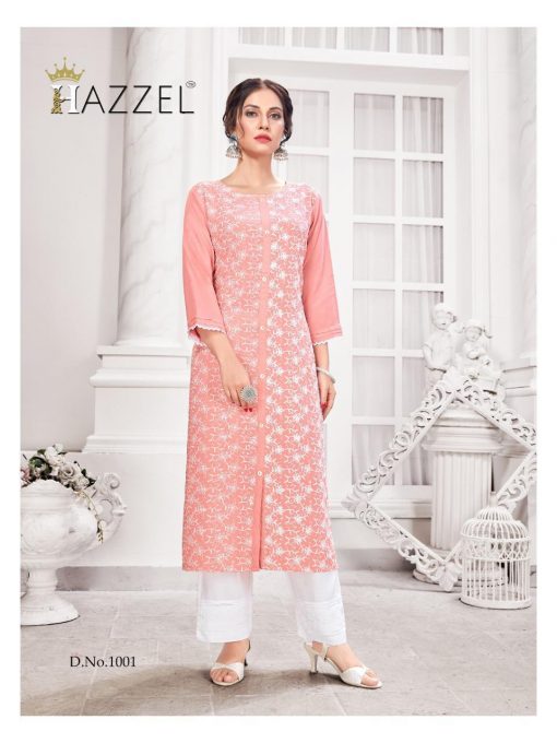 Hazzel Schiffli Lucknowi Kurti with Pant Wholesale Catalog 5 Pcs 2 510x680 - Hazzel Schiffli Lucknowi Kurti with Pant Wholesale Catalog 5 Pcs