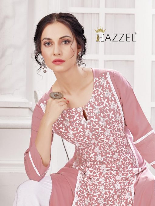 Hazzel Schiffli Lucknowi Kurti with Pant Wholesale Catalog 5 Pcs 7 510x680 - Hazzel Schiffli Lucknowi Kurti with Pant Wholesale Catalog 5 Pcs