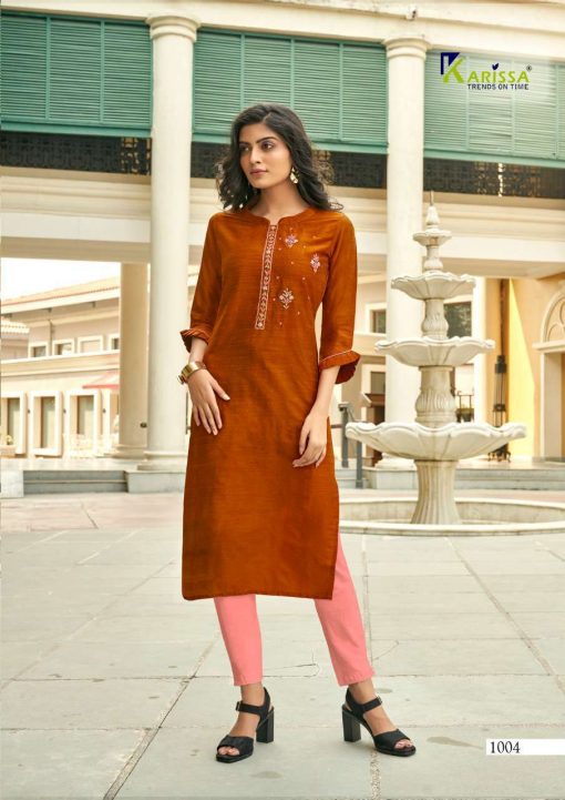 Karissa Riwaaz Kurti Wholesale Catalog 6 Pcs 4 510x721 - Karissa Riwaaz Kurti Wholesale Catalog 6 Pcs