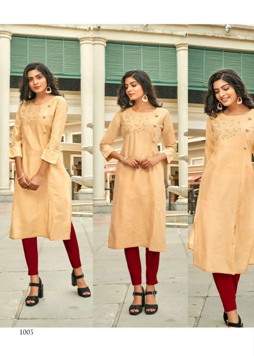 Karissa Riwaaz Kurti Wholesale Catalog 6 Pcs 7 510x714 - Karissa Riwaaz Kurti Wholesale Catalog 6 Pcs