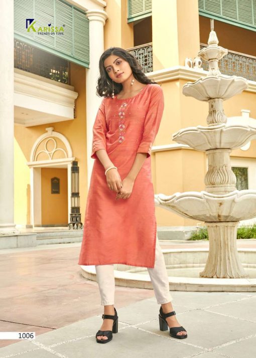 Karissa Riwaaz Kurti Wholesale Catalog 6 Pcs 8 510x714 - Karissa Riwaaz Kurti Wholesale Catalog 6 Pcs