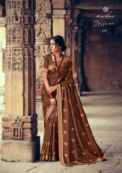 Kashvi Zaffran by Lt Fabrics Saree Sari Wholesale Catalog 10 Pcs 1 510x720 - Kashvi Zaffran by Lt Fabrics Saree Sari Wholesale Catalog 10 Pcs