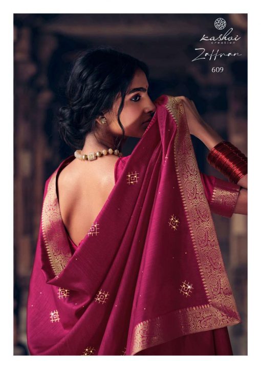 Kashvi Zaffran by Lt Fabrics Saree Sari Wholesale Catalog 10 Pcs 17 510x720 - Kashvi Zaffran by Lt Fabrics Saree Sari Wholesale Catalog 10 Pcs