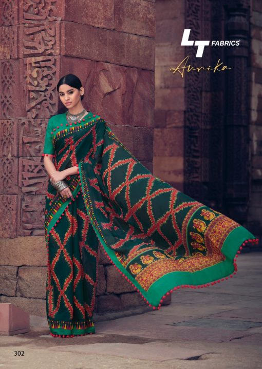 Lt Fabrics Aurika Saree Sari Wholesale Catalog 10 Pcs 5 510x719 - Lt Fabrics Aurika Saree Sari Wholesale Catalog 10 Pcs