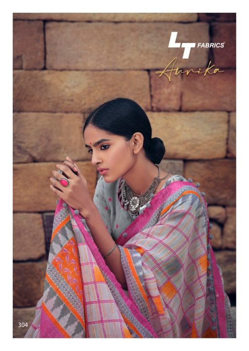 Lt Fabrics Aurika Saree Sari Wholesale Catalog 10 Pcs 8 510x719 - Lt Fabrics Aurika Saree Sari Wholesale Catalog 10 Pcs