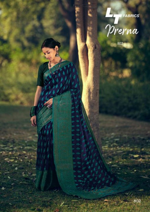 Lt Fabrics Prerna Saree Sari Wholesale Catalog 10 Pcs 7 510x720 - Lt Fabrics Prerna Saree Sari Wholesale Catalog 10 Pcs