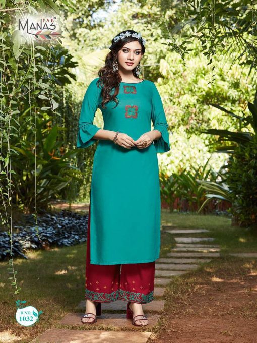 Manas Anishka Vol 5 Kurti with Palazzo Wholesale Catalog 8 Pcs 1 510x680 - Manas Anishka Vol 5 Kurti with Palazzo Wholesale Catalog 8 Pcs