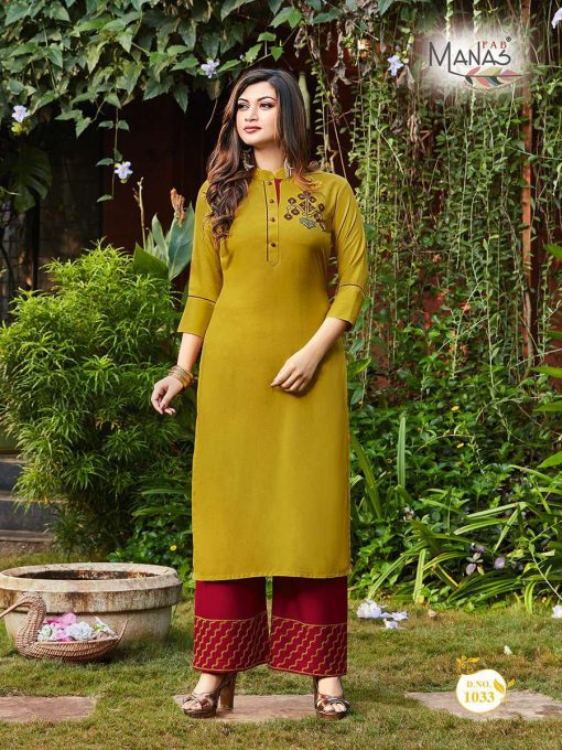 Manas Anishka Vol 5 Kurti with Palazzo Wholesale Catalog 8 Pcs 4 510x680 - Manas Anishka Vol 5 Kurti with Palazzo Wholesale Catalog 8 Pcs