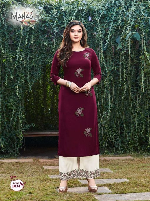 Manas Anishka Vol 5 Kurti with Palazzo Wholesale Catalog 8 Pcs 5 510x680 - Manas Anishka Vol 5 Kurti with Palazzo Wholesale Catalog 8 Pcs