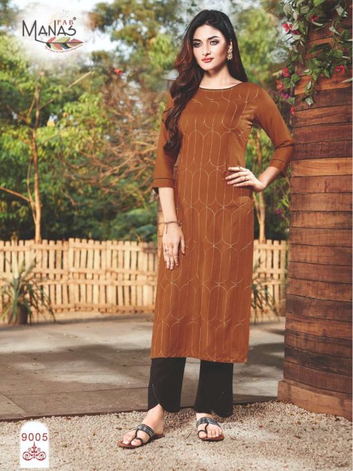 Manas Sequence Kurti Wholesale Catalog 10 Pcs 11 510x680 - Manas Sequence Kurti Wholesale Catalog 10 Pcs