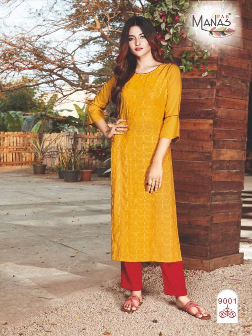 Manas Sequence Kurti Wholesale Catalog 10 Pcs 5 510x680 - Manas Sequence Kurti Wholesale Catalog 10 Pcs