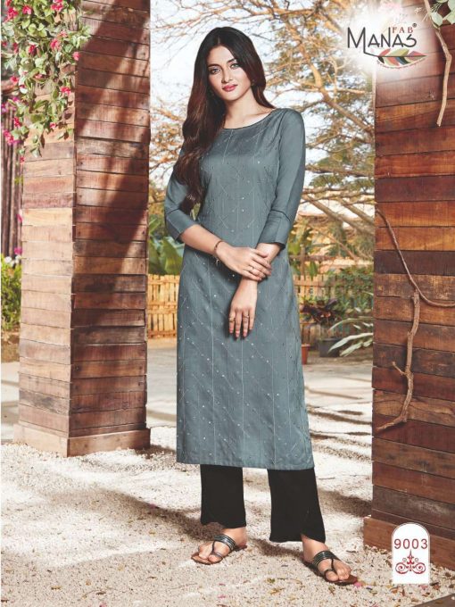 Manas Sequence Kurti Wholesale Catalog 10 Pcs 6 510x680 - Manas Sequence Kurti Wholesale Catalog 10 Pcs