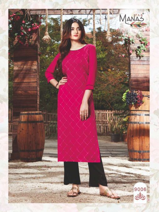 Manas Sequence Kurti Wholesale Catalog 10 Pcs 8 510x680 - Manas Sequence Kurti Wholesale Catalog 10 Pcs