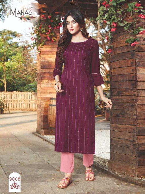 Manas Sequence Kurti Wholesale Catalog 10 Pcs 9 510x680 - Manas Sequence Kurti Wholesale Catalog 10 Pcs