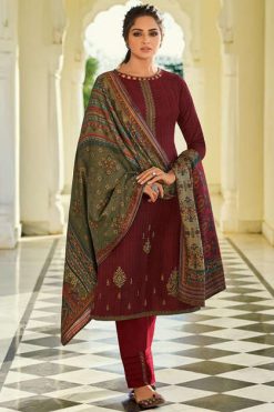 Mumtaz Arts Jamawar Lawn Salwar Suit Wholesale Catalog 10 Pcs