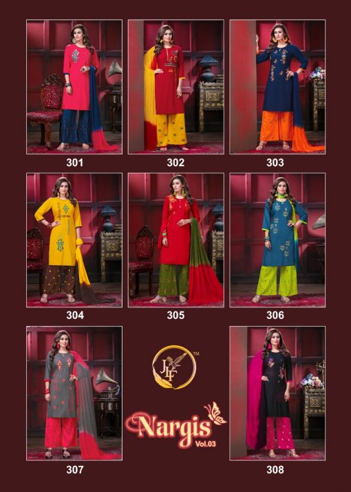 Nargis Vol 3 Kurti with Dupatta Bottom Wholesale Catalog 8 Pcs 11 510x714 - Nargis Vol 3 Kurti with Dupatta Bottom Wholesale Catalog 8 Pcs