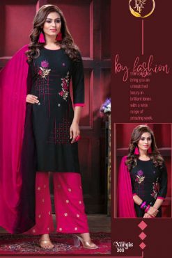 Nargis Vol 3 Kurti with Dupatta Bottom Wholesale Catalog 8 Pcs