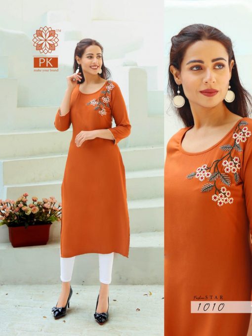 Pk Fashion Star Vol 1 Kurti Wholesale Catalog 10 Pcs 12 510x680 - Pk Fashion Star Vol 1 Kurti Wholesale Catalog 10 Pcs