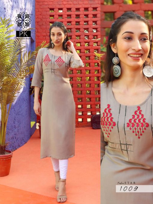 Pk Fashion Star Vol 1 Kurti Wholesale Catalog 10 Pcs 13 510x680 - Pk Fashion Star Vol 1 Kurti Wholesale Catalog 10 Pcs