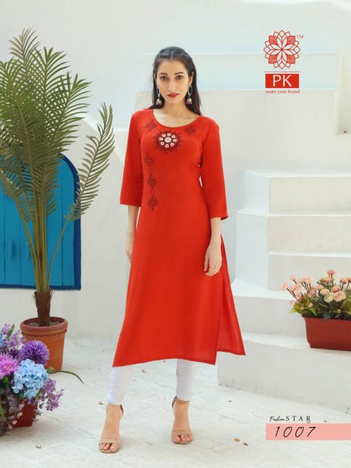 Pk Fashion Star Vol 1 Kurti Wholesale Catalog 10 Pcs 14 510x680 - Pk Fashion Star Vol 1 Kurti Wholesale Catalog 10 Pcs