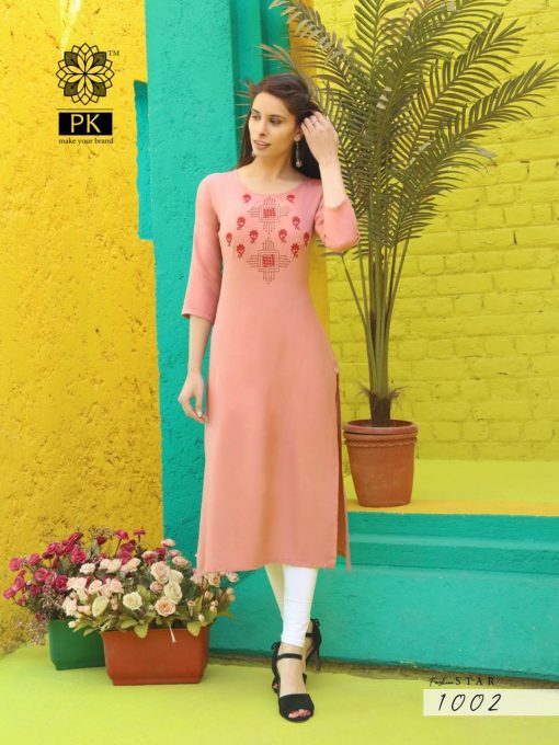 Pk Fashion Star Vol 1 Kurti Wholesale Catalog 10 Pcs 3 510x680 - Pk Fashion Star Vol 1 Kurti Wholesale Catalog 10 Pcs