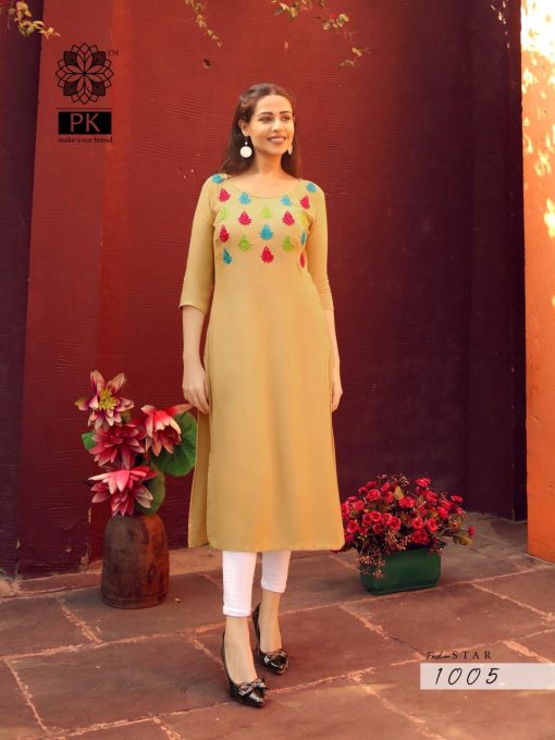 Pk Fashion Star Vol 1 Kurti Wholesale Catalog 10 Pcs 6 510x680 - Pk Fashion Star Vol 1 Kurti Wholesale Catalog 10 Pcs