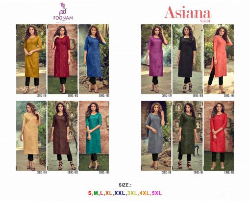 Poonam Designer Asiana Vol 4 Kurti Wholesale Catalog 12 Pcs 13 1 510x410 - Poonam Designer Asiana Vol 4 Kurti Wholesale Catalog 12 Pcs