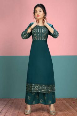 Scarlett Vol 1 Kurti with Palazzo Wholesale Catalog 8 Pcs