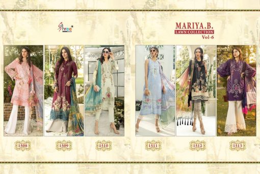 Shree Fabs Mariya B Lawn Collection Vol 6 Salwar Suit Wholesale Catalog 6 Pcs 8 510x342 - Shree Fabs Mariya B Lawn Collection Vol 6 Salwar Suit Wholesale Catalog 6 Pcs