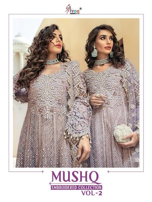 Shree Fabs Mushq Embroidered Collection Vol 2 Salwar Suit Wholesale Catalog 4 Pcs 1 510x680 - Shree Fabs Mushq Embroidered Collection Vol 2 Salwar Suit Wholesale Catalog 4 Pcs