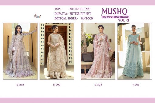 Shree Fabs Mushq Embroidered Collection Vol 2 Salwar Suit Wholesale Catalog 4 Pcs 7 510x340 - Shree Fabs Mushq Embroidered Collection Vol 2 Salwar Suit Wholesale Catalog 4 Pcs