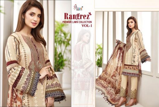 Shree Fabs Rangrez Lawn Premium Collection Vol 1 Salwar Suit Wholesale Catalog 6 Pcs 8 510x342 - Shree Fabs Rangrez Premium Lawn Collection Vol 1 Salwar Suit Wholesale Catalog 6 Pcs