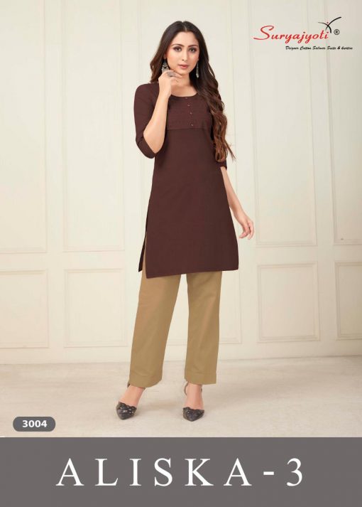 Suryajyoti Aliska Vol 3 Kurti Wholesale Catalog 10 Pcs 2 510x713 - Suryajyoti Aliska Vol 3 Kurti Wholesale Catalog 10 Pcs