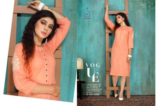 Suvesh Zubeda Vol 2 Kurti Wholesale Catalog 6 Pcs 5 510x340 - Suvesh Zubeda Vol 2 Kurti Wholesale Catalog 6 Pcs