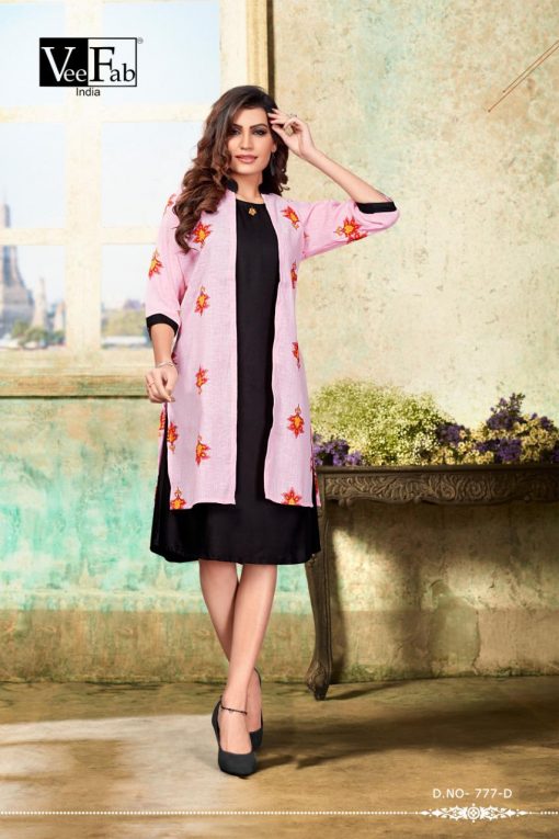 Vee Fab Femina Kurti Wholesale Catalog 4 Pcs 4 510x765 - Vee Fab Femina Kurti Wholesale Catalog 4 Pcs