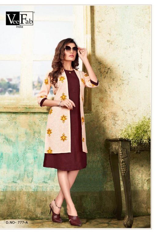 Vee Fab Femina Kurti Wholesale Catalog 4 Pcs 5 510x765 - Vee Fab Femina Kurti Wholesale Catalog 4 Pcs