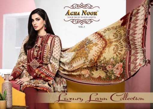 Agha Noor Vol 3 Luxury Lawn Collection Salwar Suit Wholesale Catalog 10 Pcs 1 510x364 - Agha Noor Vol 3 Luxury Lawn Collection Salwar Suit Wholesale Catalog 10 Pcs