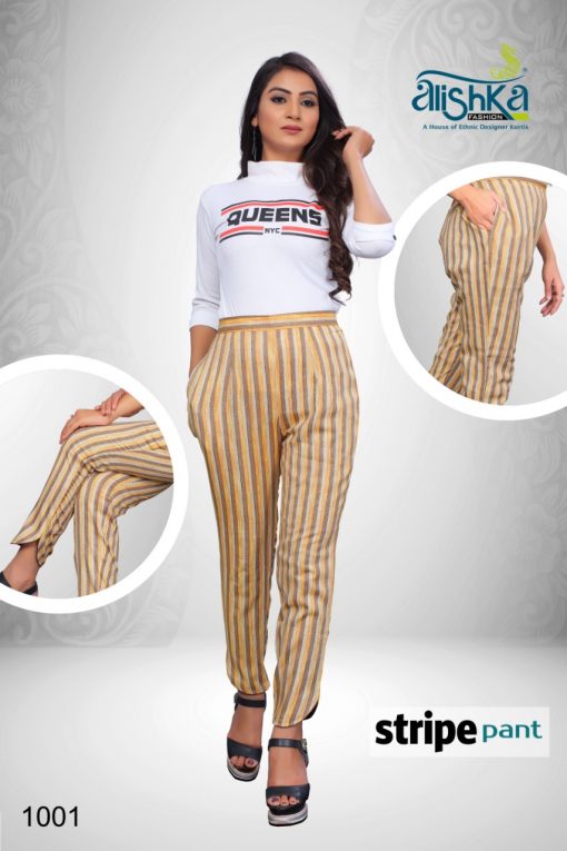 Alishka Stripe Pant Wholesale Catalog 4 Pcs 2 510x765 - Alishka Stripe Pant Wholesale Catalog 4 Pcs