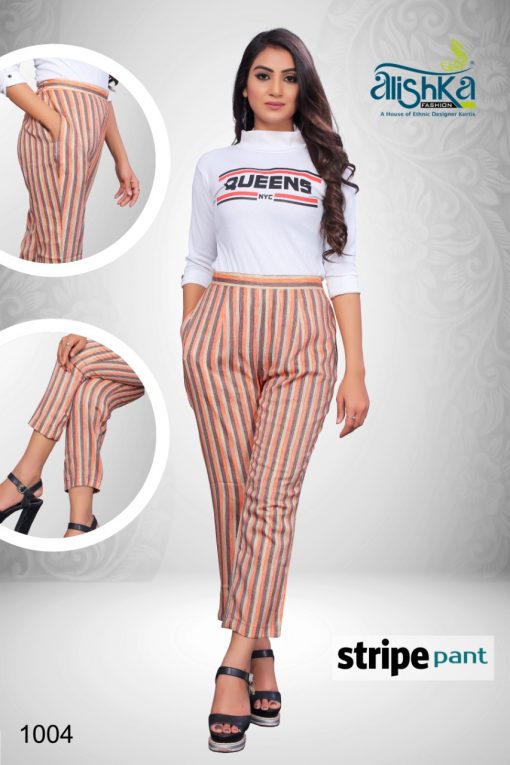 Alishka Stripe Pant Wholesale Catalog 4 Pcs 3 510x765 - Alishka Stripe Pant Wholesale Catalog 4 Pcs