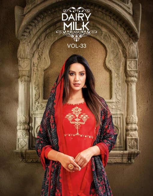 Angroop Dairy Milk Vol 33 Salwar Suit Wholesale Catalog 16 Pcs 18 510x650 - Angroop Dairy Milk Vol 33 Salwar Suit Wholesale Catalog 16 Pcs